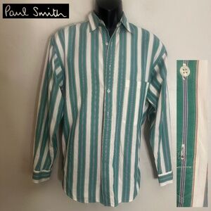Paul Smith Striped Long Sleeve Shirt PS size 1 ~medium Gently worn 100% cotton